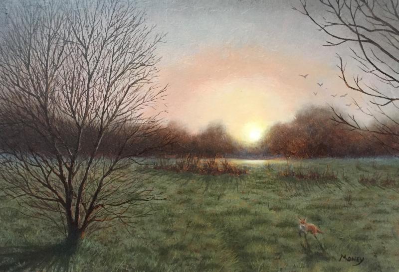 Dorset landscape painting by Ian Money