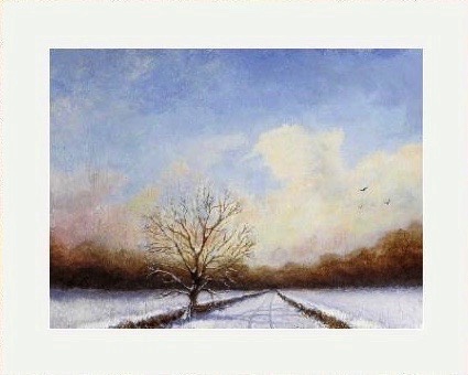snow scene, art gift, collect art, nice painting, limited edition print, art collector, traditional art,