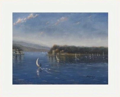 Poole harbour, Poole bay, beautiful paintings, invest in prints, buy straight from the artist, investment, pretty picture,