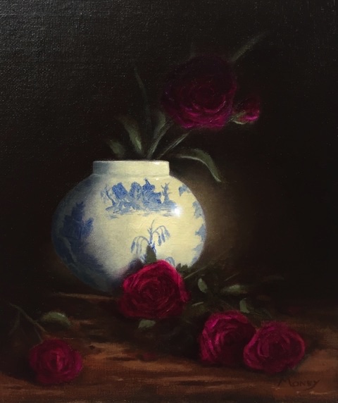 A beautiful still life of red roses, an ideal and original gift for a special someone who loves red roses.